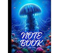 Jelly Fish Notebook College Ruled: Cute Note books, Ocean Composition Beautiful Design, Writing Journal Perfect for School, College, Office and Work..., Lined Paper | 7.5 x 9.25 |