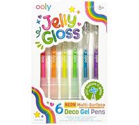 Jelly Gloss Neon Multi-Surface Deco Gel Pens - Set of 6