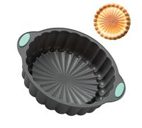 Jelly Mold Pan - Sunflower Shaped Dessert Maker, Reusable Round Baking Tray with Flexible Release Design Decorative Flower Pattern Feature, Ideal for Gelatin Pudding Cake Treats Birthday Holiday