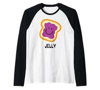 Jelly PB&J Sandwich Coppie Costume Maglia con Maniche Raglan