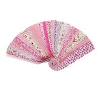 Jelly Roll Fabric Strip - Cotton, 19.69x2.56in Sewing Fabric Pre-Cut Rolls | Versatile Crafting Quilting And Sewing Project Fabrics Strips, Cotton Fabrics Roll For Quilts, Cushion Covers, Doll Clothes