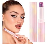 Jelly Shimmer Eye Shadow Stick, Longwear Glitter Glaze Makeup, Adorable Makeup Sticks, Multi-Purpose Smooth Eyeshadow for Daily Looks, Wedding, Wife, Women, Daughter Present