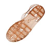 Jelly Shoes Donna Estive 37-41 EU in PVC Trasparenti con. Glitter e Fibbia Regolabile Sandali Granchio Eleganti Comode Sandalo Mare Hawaiana Sandali Ragnetti Casual per Casa,Spiaggia,Piscina,39