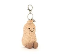 Jellycat Amuseables - Ciondolo a forma di arachidi, 4,5 pollici, portachiavi in peluche per alimenti, ottima idea regalo, arachidi, arachi