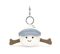 Jellycat Amuseables - Portachiavi in peluche da golf, 6,3 cm, regalo per gli appassionati di sport