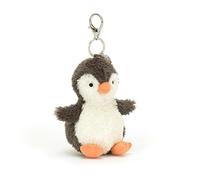Jellycat - Ciondolo pinguino di arachidi, 4,5 pollici, portachiavi in peluche per uccelli, ottima idea regalo, pinguino di arachidi, pinguino di arachidi, Pinguino di arachidi