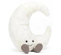 Jellycat Decorazione in peluche da collezione a forma di luna crescente bianca