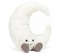 Jellycat Decorazione in peluche da collezione a forma di luna crescente bianca