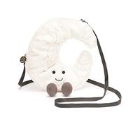 Jellycat Plush Bag Collection | Crossbody Bag & Shoulder Purses | Fun & Unique Handbag, bianco, 9.84 x 7.48 x 2.36 inches