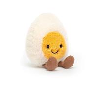 Jellycat Uovo sodo felice divertente - L: 4 cm x 8 cm x 14 cm - giocattolo squishy