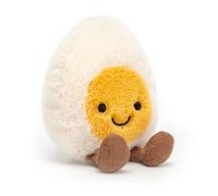 Jellycat Uovo sodo felice divertente - L: 4 cm x 8 cm x 14 cm - giocattolo squishy