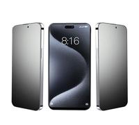 JELLYEA 3 Pezzi Pellicola Opaca per iPhone 15 Pro Max Privacy Vetro Temperato Anti-spia Copertura Completa Pellicola Protettiva 9H Opaco Protezione Schermo Anti-spy Anti-Impronte per 15 Pro Max,6.7”