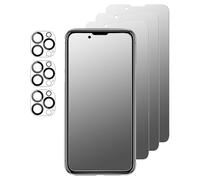 JELLYEA 6 pezzi, 3 pellicole protettive opache per iPhone 12 (6,1 pollici) e 3 pellicole protettive trasparenti in vetro temperato opaco per Apple iPhone 12, antiriflesso e anti-impronte