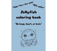 Jellyfish coloring book with facts