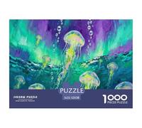 Jellyfish Dance in The Deep Sea Puzzle Giochi 1000 Pezzi Regalo Per Amore E Amico Arte Interesting Puzzle Adulti Foto 52x38cm/1000pcs