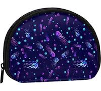 Jellyfish Glow In Dark Women And Girls Cute Fashion Coin Purse Wallet Bag Change Pouch Key Holder
