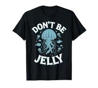 Jellyfish Ocean Animal Pun Don't Be Jelly Grafica divertente Maglietta