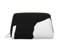 Jellyfish Pattern-r16196 Borsa per il trucco stampata per le donne Borsa per il trucco in pelle portatile da viaggio con cerniera dorata Borse cosmetiche Organizer, Karate, One Size, Astuccio per