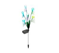 Jellyfish Solar Garden Lights, Waterproof Pathway Stakes, 9.5x29.2 inches Outdoor Solar Decorative Lamp Set with Floating Jellyfish Design, Color Changing Yard Lighting for Patio Porch Backyard