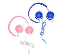 Jelquix 12 Paia Cuffie per Bambini, Set di Cuffie per Aula Cablate con Archetto Regolabile e Cavo da 4 Piedi, per Biblioteche Scolastiche Aeroplani Viaggi Apprendimento e Test