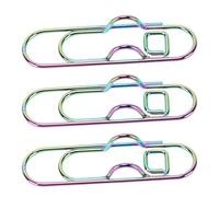 Jelquix 12 Pezzi di Penna in Metallo, Portapenne in Acciaio Inossidabile con Graffetta, Portapenne Colorato con Finitura Liscia, Ideale per Ufficio, Scuola e Matita per Notebook