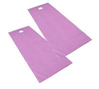 Jelquix 2 Lenzuoli SPA Resistenti All'olio per Salone di Bellezza e Lettino Massaggio, Morbido Tessuto di Cotone, 200x75 Cm (PURPLE)