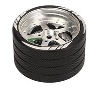 Jelquix Actuator del Volante del Trasmettitore RC per NB4 Adattatore di Controllo Facile con una Sola Mano in Lega di Alluminio 47x27mm (SILVER)
