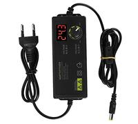 Jelquix Adattatore di Alimentazione Regolabile Tensione Efficiente e Stabile per Monitor LCD Barra Luminosa a LED Router Fotocamera Alimentatore Anti-interferenza 3-36V