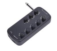 Jelquix Amplificatore per Cuffie per Basso, Amplificatore Multieffetto per Esercitazioni con 7 Effetti Integrati Batteria Ricaricabile USB per Basso Elettrico Registrazione Silenziosa per