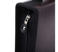 Jelquix Astuccio in Pelle PU, Organizer per Matite Artistiche da 150 Slot, Borsa da Disegno Portatile con Maniglia per Studenti e Artisti (caffè scuro)