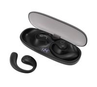 Jelquix Auricolari Wireless Bluetooth 5.4 Comodi Auricolari Sportivi per Ciclismo e Corsa con 42 Ore di Riproduzione (BLACK)