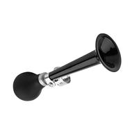 Jelquix Avvisatore Acustico per Bicicletta Durevole Tromba d'Aria per Suono Forte, con Supporto in Metallo, Adatto per Biciclette e Mountain Bike (Black)