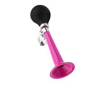 Jelquix Avvisatore Acustico per Bicicletta Durevole Tromba d'Aria per Suono Forte, con Supporto in Metallo, Adatto per Biciclette e Mountain Bike (Pink)