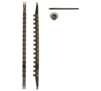 Jelquix Barre per Celle d'api da 4 Pezzi, Tazze a Nido d'Ape da 50 Pezzi, Strumento per l'allevamento della Regina con Design Durevole, Ideale per Apicoltura e Apiario