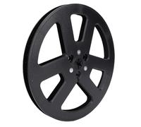 Jelquix Bobina di Avvolgimento con Flangia NAB da 7 Pollici, ABS Ad Alta Durezza, Nastro Vuoto per Registratori a Bobina ReVox Studer (BLACK)