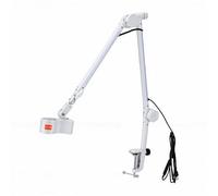 Jelquix Braccio per Microfono, Supporto per Microfono RGB Girevole e Regolabile in Metallo, capacità di 2,2 Libbre, Morsetto per Montaggio su Scrivania con Adattatore a Vite da 3/8 a 5/8 Pollici,