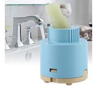 Jelquix Cartuccia a Disco per Miscelatore Acqua in Ceramica, Sostituzione Durevole per Rubinetto della e del Bagno, Materiale ABS Blu e Dimensioni 35 Mm, Ideale per L'uso Domestico (ABS)