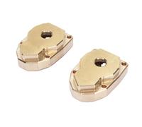 Jelquix Coperture per Portali in Ottone per Auto RC 1/7, Alloggiamento del Coperchio dell'articolazione dello Sterzo con Lucentezza per Visualizzazione Statica