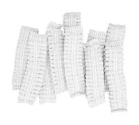 Jelquix Copriauricolari Usa e Getta 100 Pezzi, Protezione per Cuscinetti Auricolari in Tessuto Non Tessuto Elasticizzato per Cuffie Pulite e Igieniche Negli Internet café (WHITE)