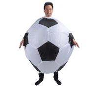 Jelquix Costume Gonfiabile da Pallone da Calcio, Perfetto per Feste a Tema Cheerleader, Costume per Servizi Fotografici, Ideale per Ricordi Felici della Famiglia