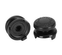 Jelquix Cover per Joystick con Levetta da 2 Pezzi, Copritasto in Morbido Silicone per con Design a Trama Accattivante, Comodo Materiale ABS in 4 Colori (BLACK)