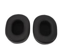 Jelquix Cuscinetti Auricolari per Cuffie per ATH MSR7 M50x M40x, Cuscinetti Auricolari di Ricambio in Memory Foam in Pelle di Pecora Premium Isolamento Acustico Migliorato e Comfort per gli (BLACK)