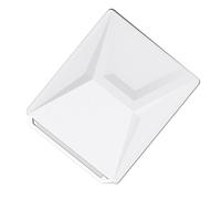 Jelquix Custodia Protettiva in Silicone per Parabola Satellitare, Accessori per Antenne da Campeggio per da Viaggio all'aperto Antiurto e Antigoccia (WHITE)