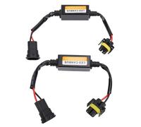 Jelquix Decodificatore Fari LED 2 Pezzi, Decodificatore Canbus Condensatore Cancellatore Errori Anti Sfarfallio con Connettore H8 H9 H11, per Faro del Veicolo