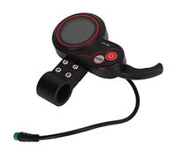 Jelquix Display LCD per Bicicletta Elettrica Misuratore Impermeabile Pannello di Controllo Connettore 5P per Scooter Elettrico 22,2 Mm ABS Resistente