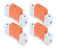 Jelquix Dispositivo di Protezione Contro le Sovratensioni per Montaggio su Guida DIN da 4 Pezzi con Guscio in Materiale PC per Uso Domestico RMU1-C20/40/60 (Imax: 60kA)