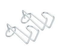 Jelquix Ganci per Secchio per Mangime per Cavalli da 2 Pezzi, Appendiabiti in Metallo, Ganci per Rivestimento Resistente Alle Intemperie, Ideali per Stalle, Scuderie, Fienili e Fattorie