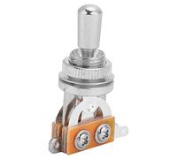 Jelquix Interruttori a Levetta Selettore Pickup a 3 Vie Durevole per Chitarra Elettrica Controllo del Tono in Rame Puro per Musicisti Argento (SILVER)