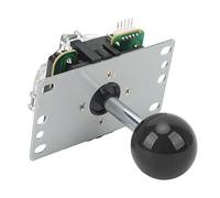 Jelquix Joystick Bastone da Combattimento Durevole con Sensazione di Mano Leggera per Console di Gioco, Materiale Metallico ABS, 6,7 Once, Joystick 3D (BLACK)