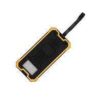 Jelquix Kit Custodia Portatile Doppia USB Power Bank a Ricarica Rapida da 20000 MAh per Viaggi Sportivi All'aria Aperta (YELLOW)